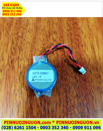 Mitsubishi GT11-50BAT; Pin nuôi nguồn PLC Mitsubishi GT11-50BAT lithium 3v 620mAh chính hãng